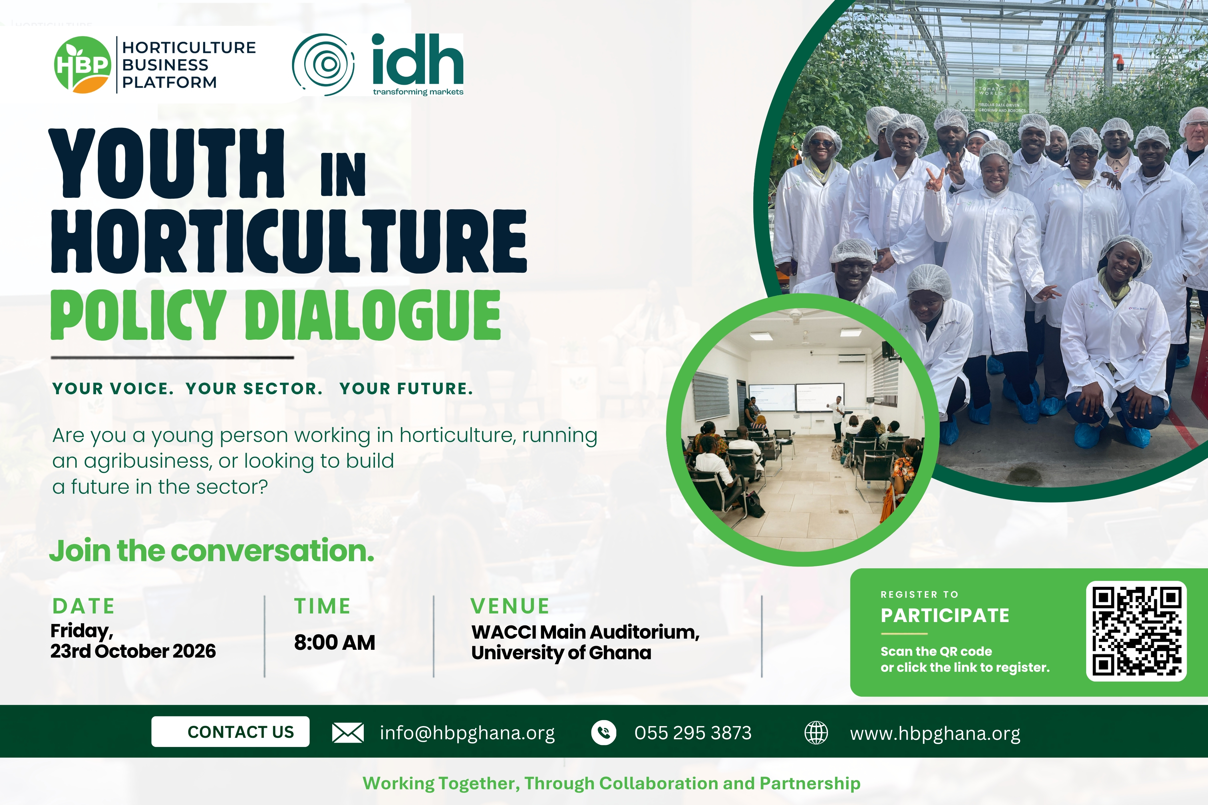 Youth In Horticulture Policy Dialogue