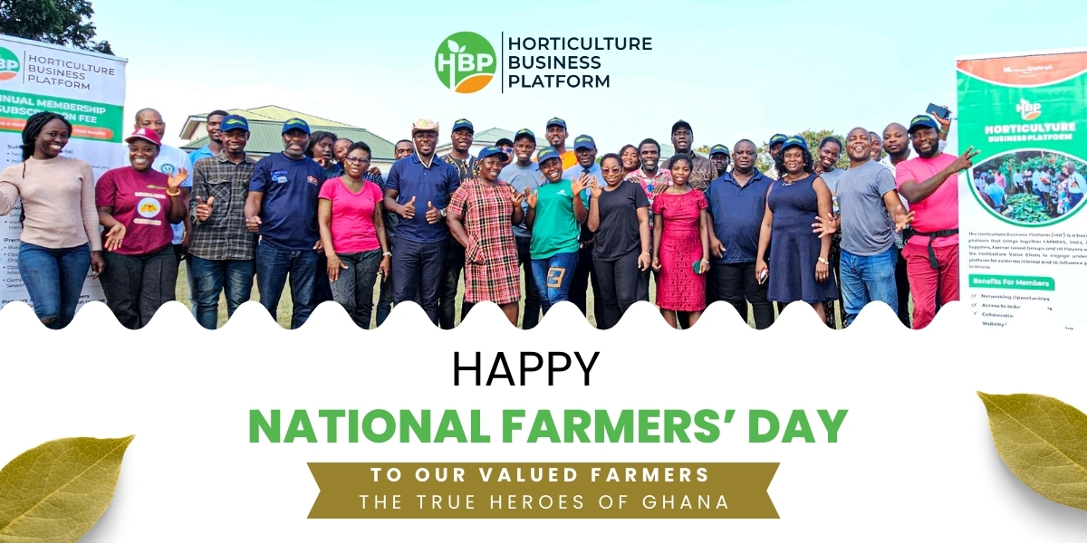 HBP: Happy National Farmers’ Day Ghana! 🌾